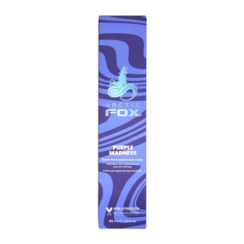 Arctic Fox Purple Madness SemiPermanent Hair Dye Vegan CrueltyFree AmmoniaFree 56 fl oz - Image 1