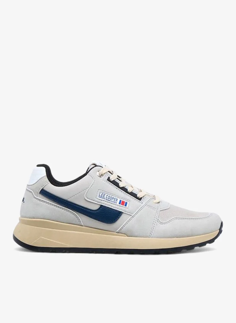 Lee Cooper Men's Panelled Lace-Up Sneakers