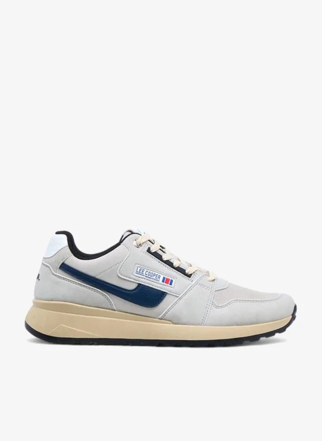 Lee Cooper Men's Panelled Lace-Up Sneakers