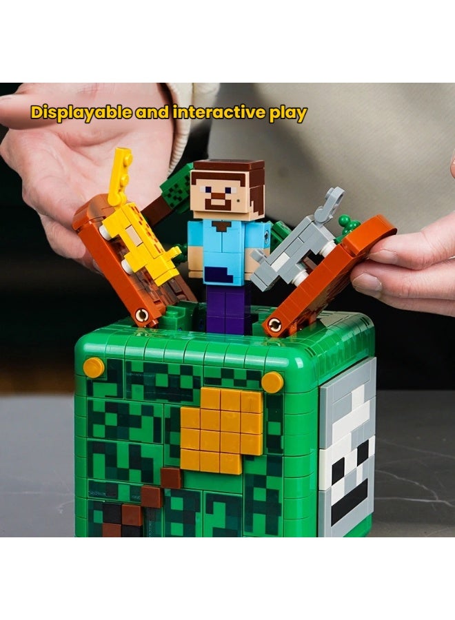 Minecraft Building Blocks Series Question Mark Box Box Boy Puzzle Assembling Children's Toys Gifts for Family and Friends - Image 4