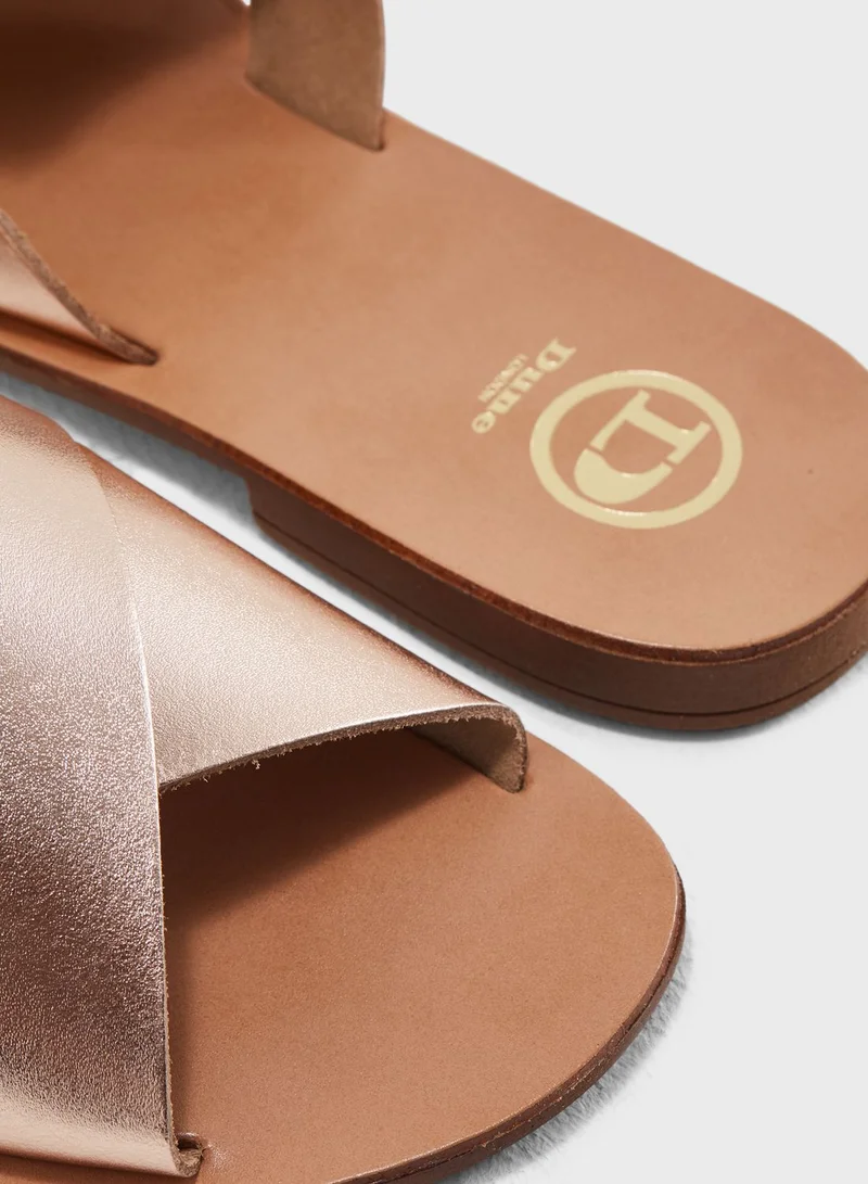 Dune LONDON Loveable Di Cross Strap Sandals