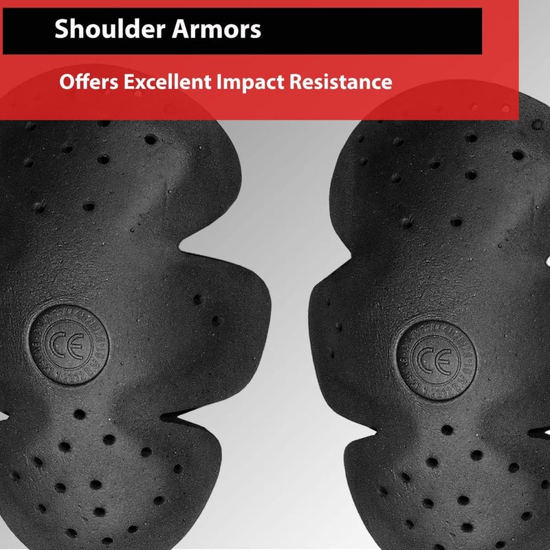 Jackets 4 Bikes 5-PC Triple Density Removable Armor Set for Motorcycle Jackets - Image 5