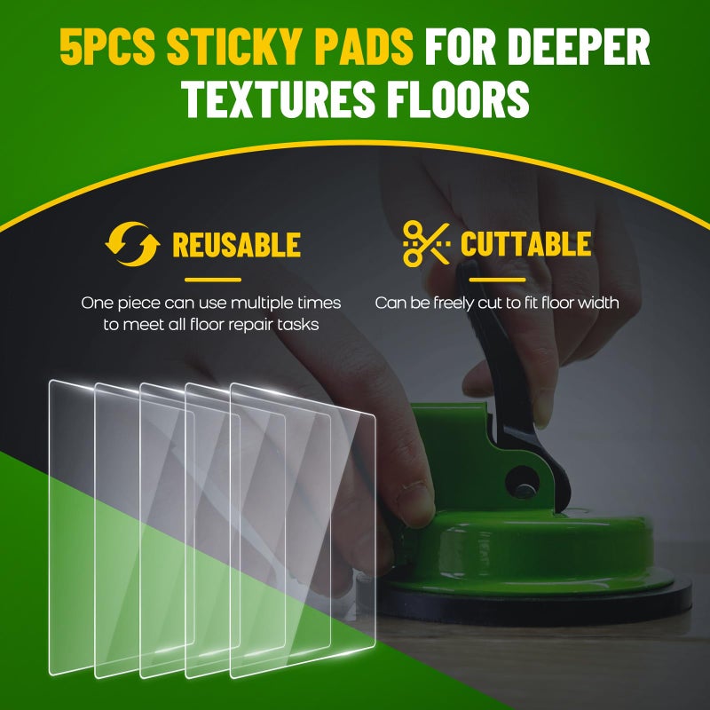 NAACOO 5 Pack Of Sticky Pads For Naacoo Floor Gap Fixer Tool - Image 2