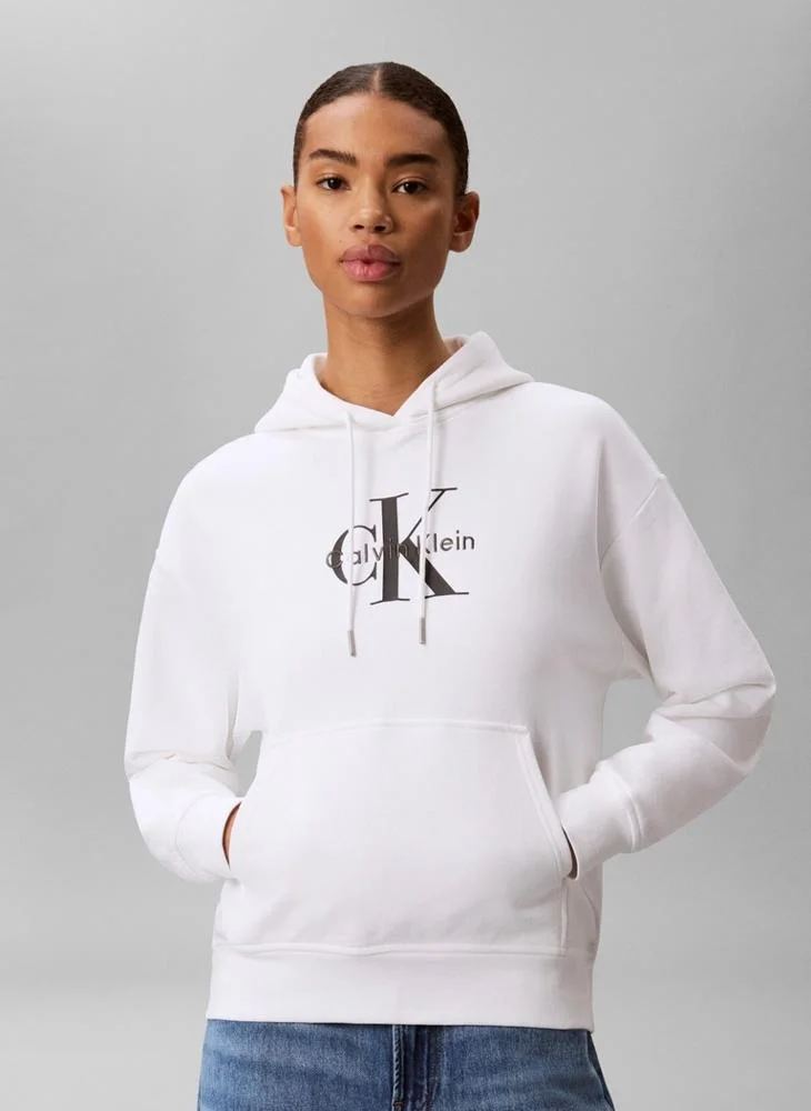 Calvin Klein Jeans Logo Embroidery French Terry Hoody