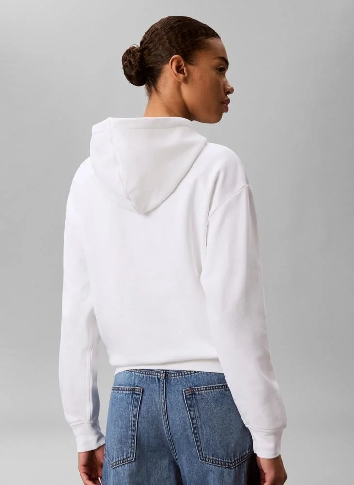 Calvin Klein Jeans Logo Embroidery French Terry Hoody