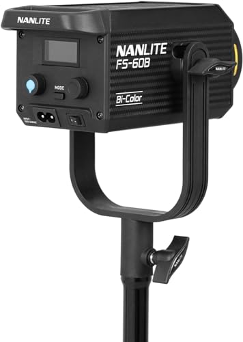 Nanlite FS60B BiColor Studio Spotlight 2700K6500K Bluetooth 24G FM Mount - Image 3