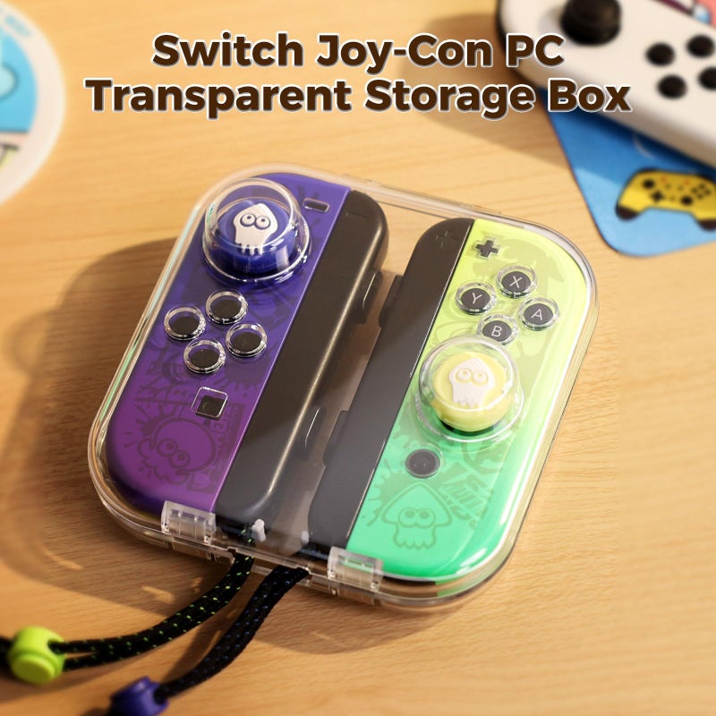 IINE Mini Storage Case for Joy-con, Portable Dust-Proof Protective Box Compatible with Nintendo Switch/OLED Joy-Con, Joy-con Travel Case with Magnetic Closure - Image 2