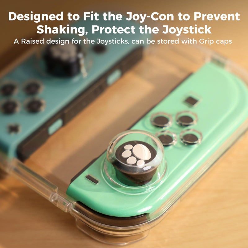 IINE Mini Storage Case for Joy-con, Portable Dust-Proof Protective Box Compatible with Nintendo Switch/OLED Joy-Con, Joy-con Travel Case with Magnetic Closure - Image 4