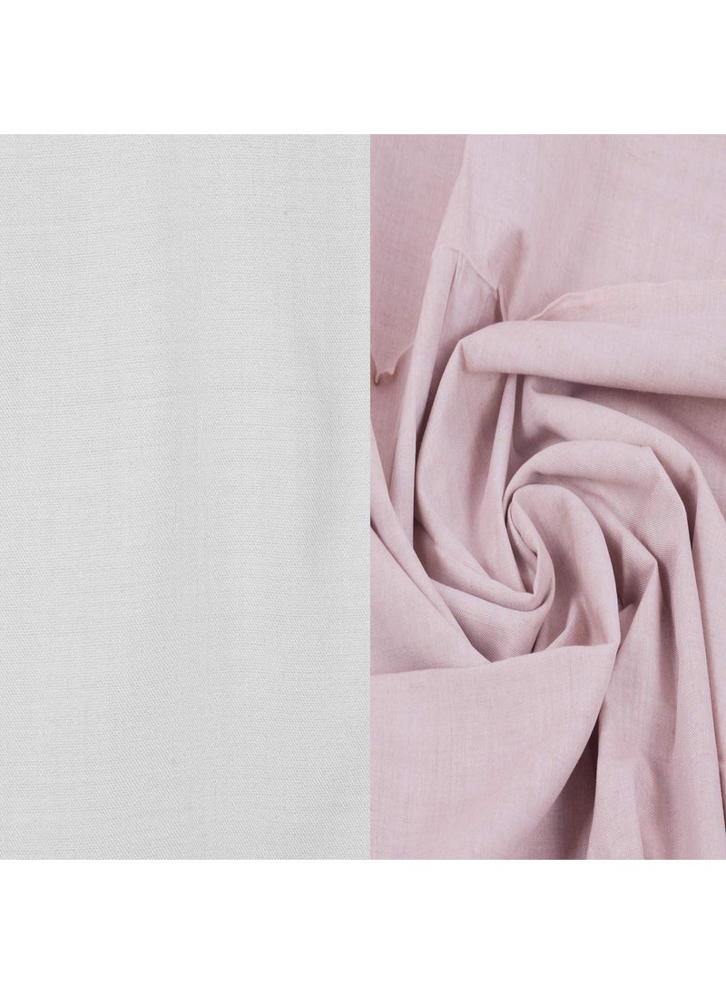 EthnicAlive EthnicAlive Bhagalpuri Handloom Organic Pure Soft Cotton AndiDull ChadarShawl Comforter Silky Touch Exclusive White and Normal Steel Colour Combo Pack of 2 Size 220x125cm  - Image 3