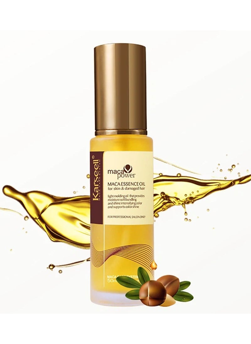 Karseell Moroccan Argan Oil for Hair Healing Cold Pressed Weightless Argan Oil Hair Serum for Dry Damaged Hair 50ml  - Image 3