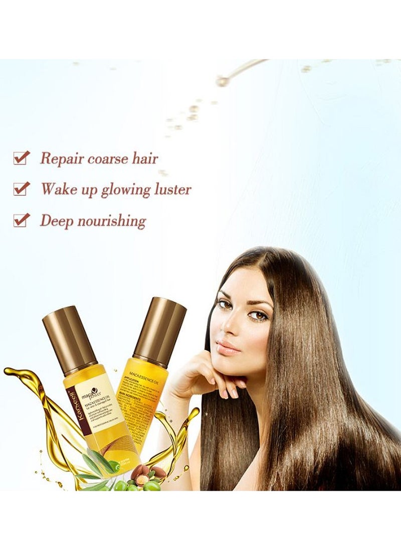 Karseell Moroccan Argan Oil for Hair Healing Cold Pressed Weightless Argan Oil Hair Serum for Dry Damaged Hair 50ml  - Image 4