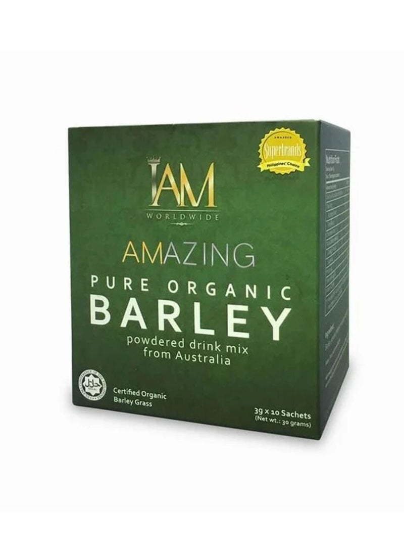 I AM Amazing Pure Organic Barley Powdered Drink Mix  - Image 1