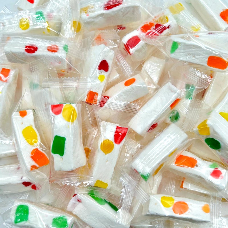 LAETAFOOD Jujube Nougat Candy  9 Ounce Bag  25 Count  Fruity Jelly Bits  Individually Wrapped Party Favors  Chewy Candy for Buffets Events  Everyday Snacking  Nougat Treat - Image 3