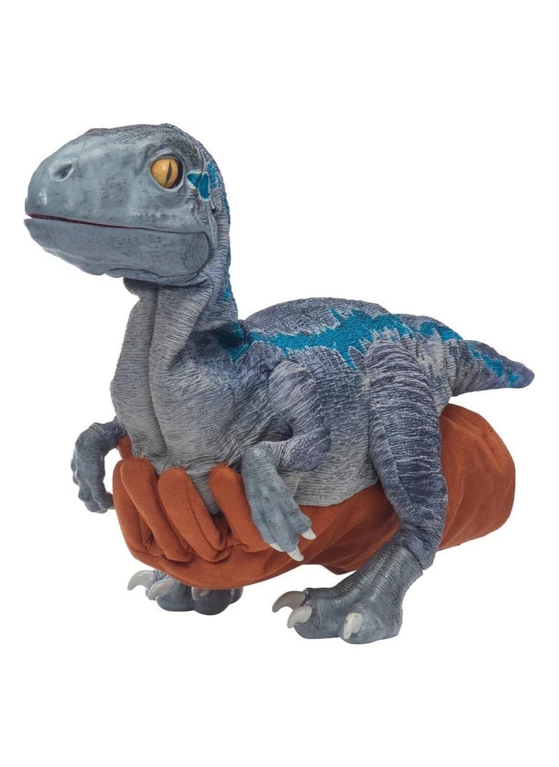 JURASSIC WORLD - Jurassic World REAL FX Baby Blue Dinosaur Toy | Hyper-Realistic Animatronic with Life-Like Movements & Real Movie Sounds | Official Jurassic World Dominion Toy | Ages 8+ - Image 1