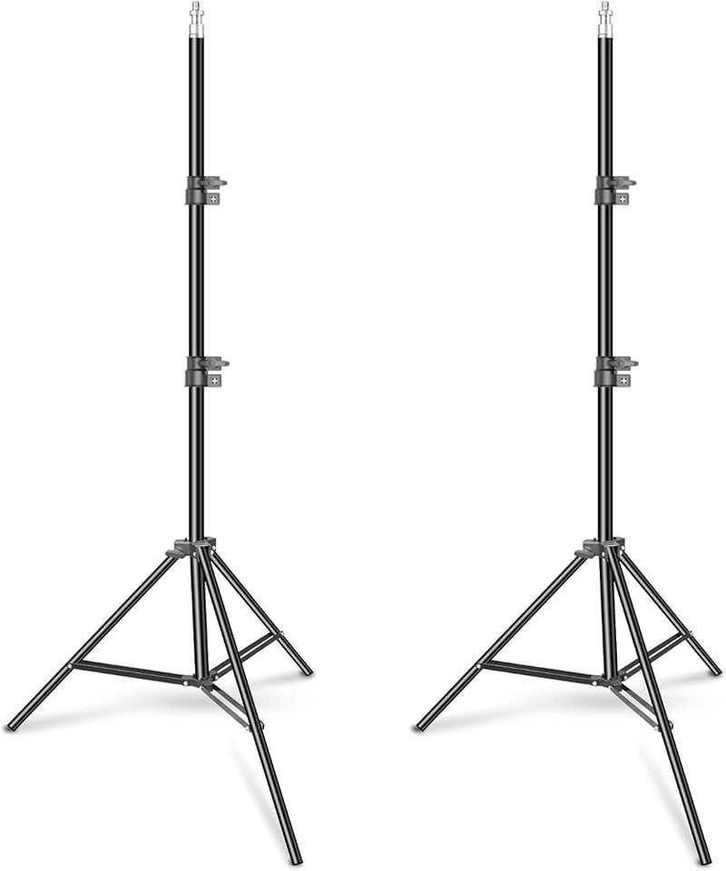 EMART Photography Light Stand 7ft, Portable Lighting Tripod, 2 Pack - Image 1