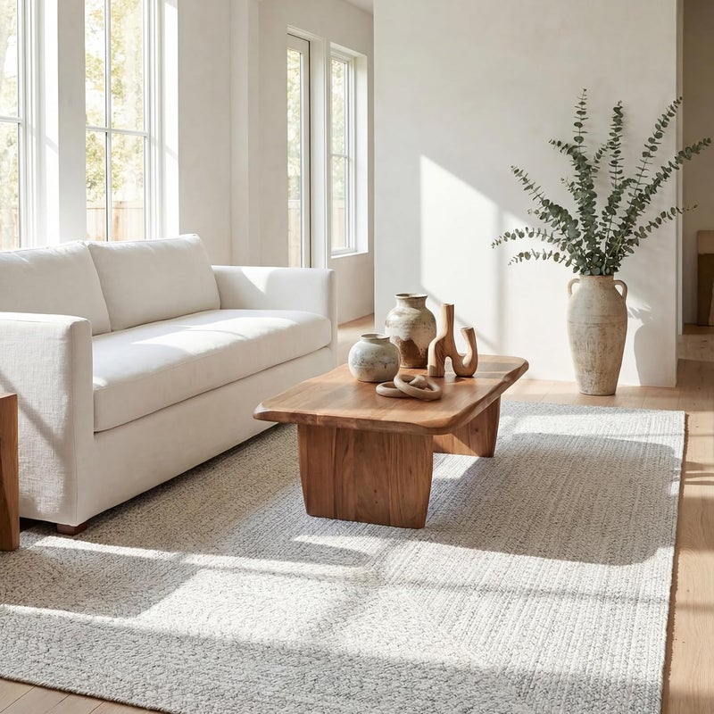 nuLOOM Braided Indoor/Outdoor Area Rug, 3' x 5', Wynn Ivory - Image 4