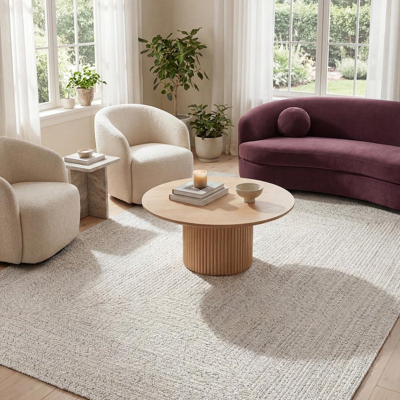 nuLOOM Braided Indoor/Outdoor Area Rug, 3' x 5', Wynn Ivory - Image 1