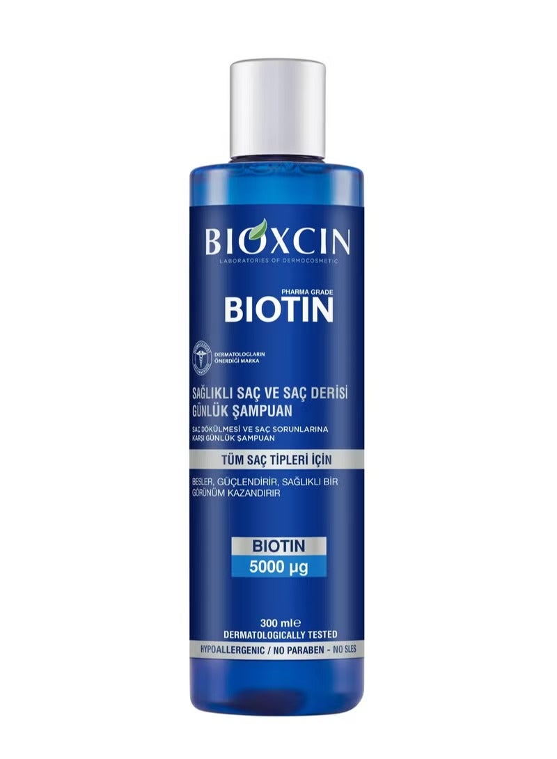 BIOXCIN BIOTIN SHAMPOO Healthy Hair And Scalp 300ML - Image 1