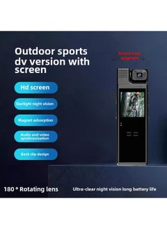 HD Sports Camera Recording Pen With Video Recording DV Recording Function All-in-one Machine Anti-shake-Body Color:4k Outdoor Sports Dv Version With Screen - [automatic Saving When Battery Is Low + Audio And Video Synchronization + Ultra-clear Night