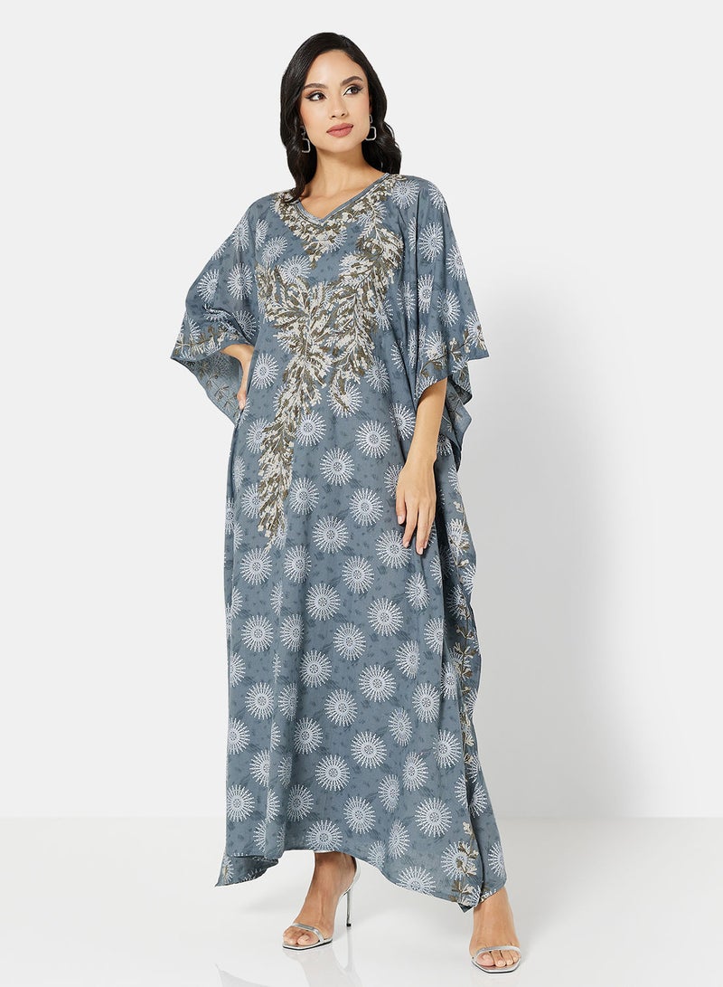 EMBROIDERED KAFTAN