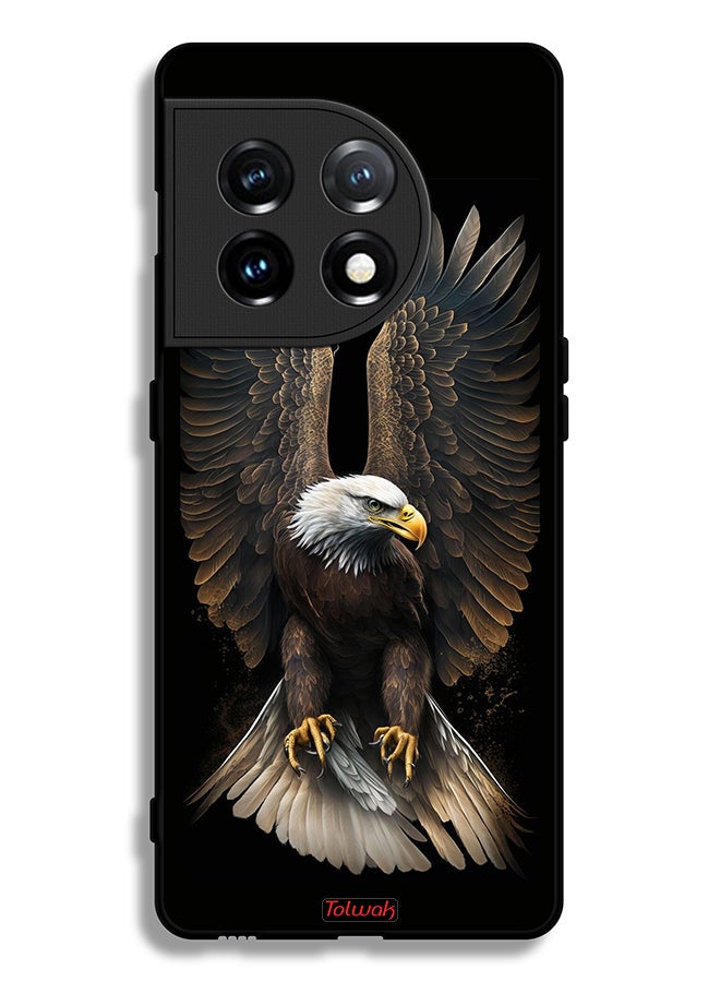 Tolwak OnePlus 11 5G Protective Case Cover Eagle Spread Wings - Image 2