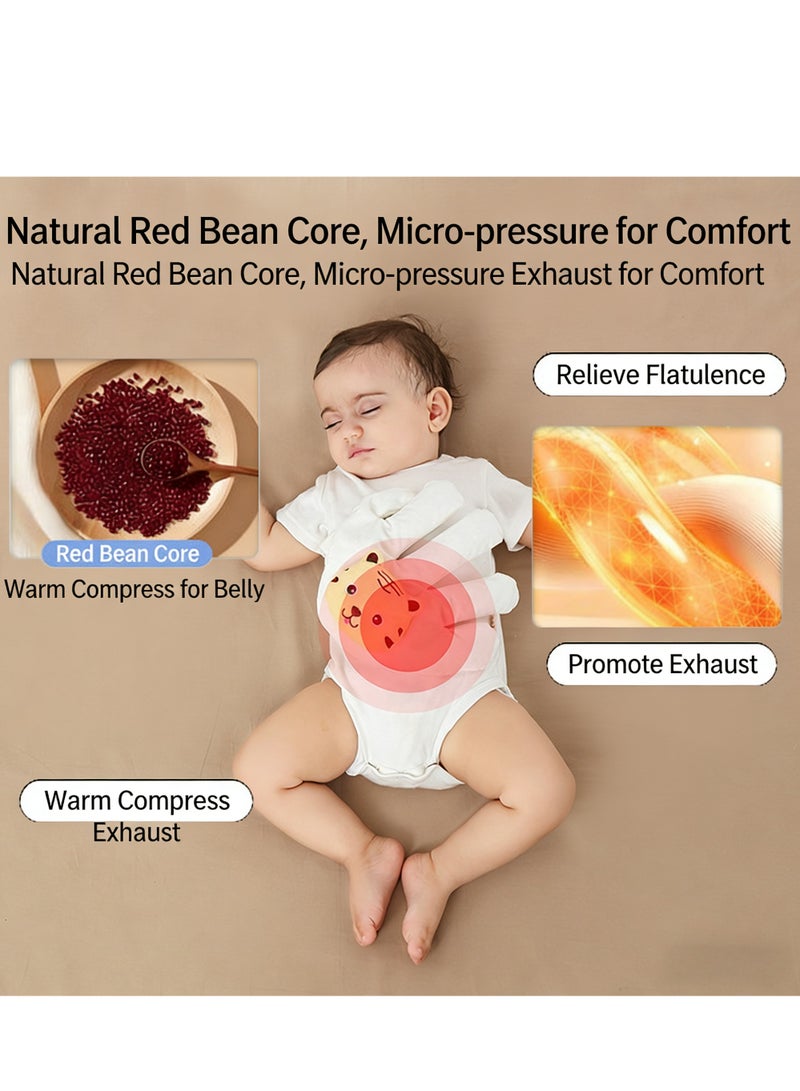 Gonice Baby Hand-Shaped Soothing Pad: Remote-Controlled Patting + Warm Compress for Tummy Comfort - Image 5