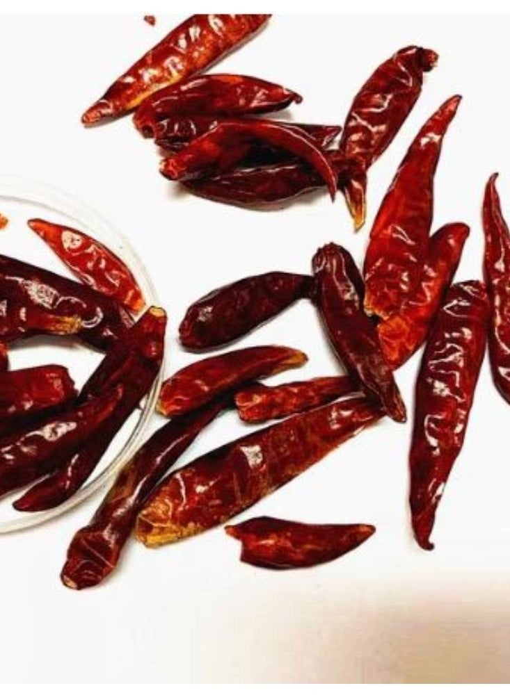 هيربز فلفل أحمر حار مجفف طبيعي كامل (قرون شطة) – 250 جرام - Image 2