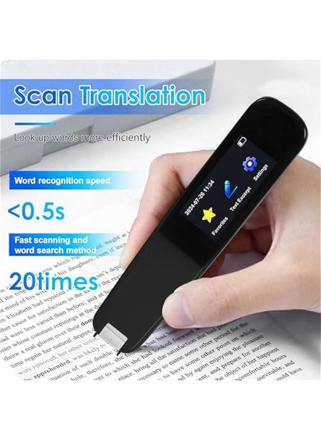 Scan Translation Pen, Translator Pen with 112 Language, 1.97 OCR Digital Text to Speech Device, Reading Pen for Dyslexia, Language Translator Pen for Study, Travel, Business - pzsku/Z59FD2E17D695076CF1E0Z/45/_/1727934561/54bb426c-609f-4da3-93a5-8d603d847431