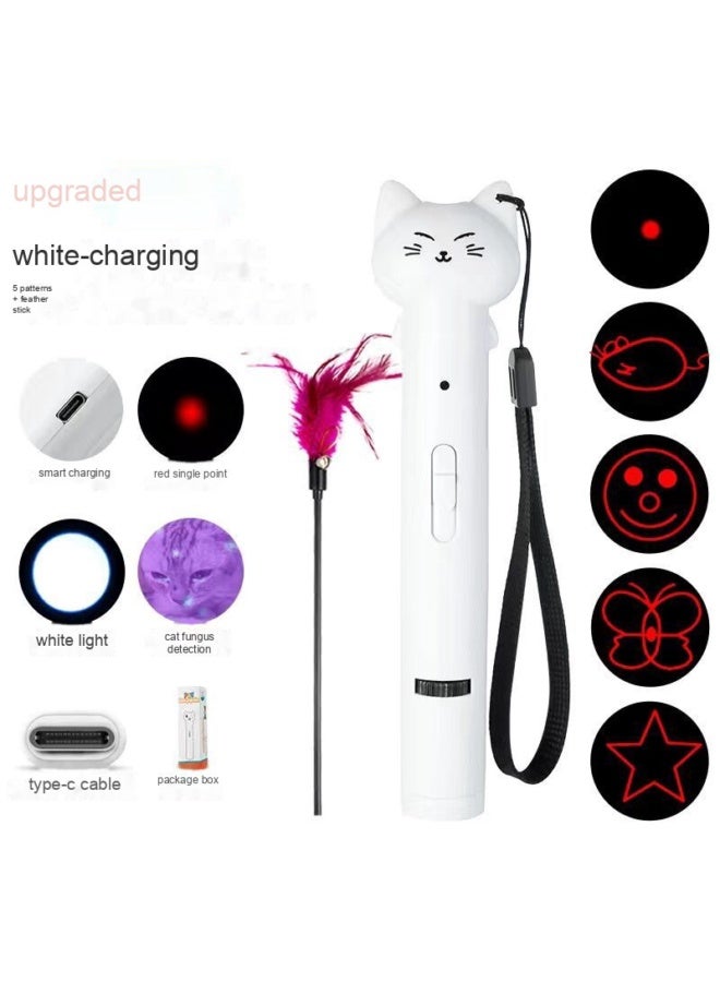عصا قطط بالليزر مع أنماط متعددة وشحن بالUSB باستخدام الأشعة تحت الحمراء - Image 1