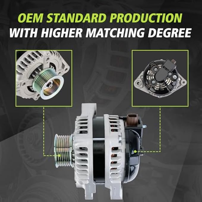 Kinwrdsn Alternator Compatible with 2008-2012 Accord 2.4L Coupe/Sedan2009-2014 for Acura TSX 2.4L Sedan2011-2014 for Acura TSX 2.4L Wagon2011 for Acura TSX 2.4L Base 104210-5890 - Image 4
