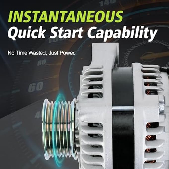 Kinwrdsn Alternator Compatible with 2008-2012 Accord 2.4L Coupe/Sedan2009-2014 for Acura TSX 2.4L Sedan2011-2014 for Acura TSX 2.4L Wagon2011 for Acura TSX 2.4L Base 104210-5890 - Image 2