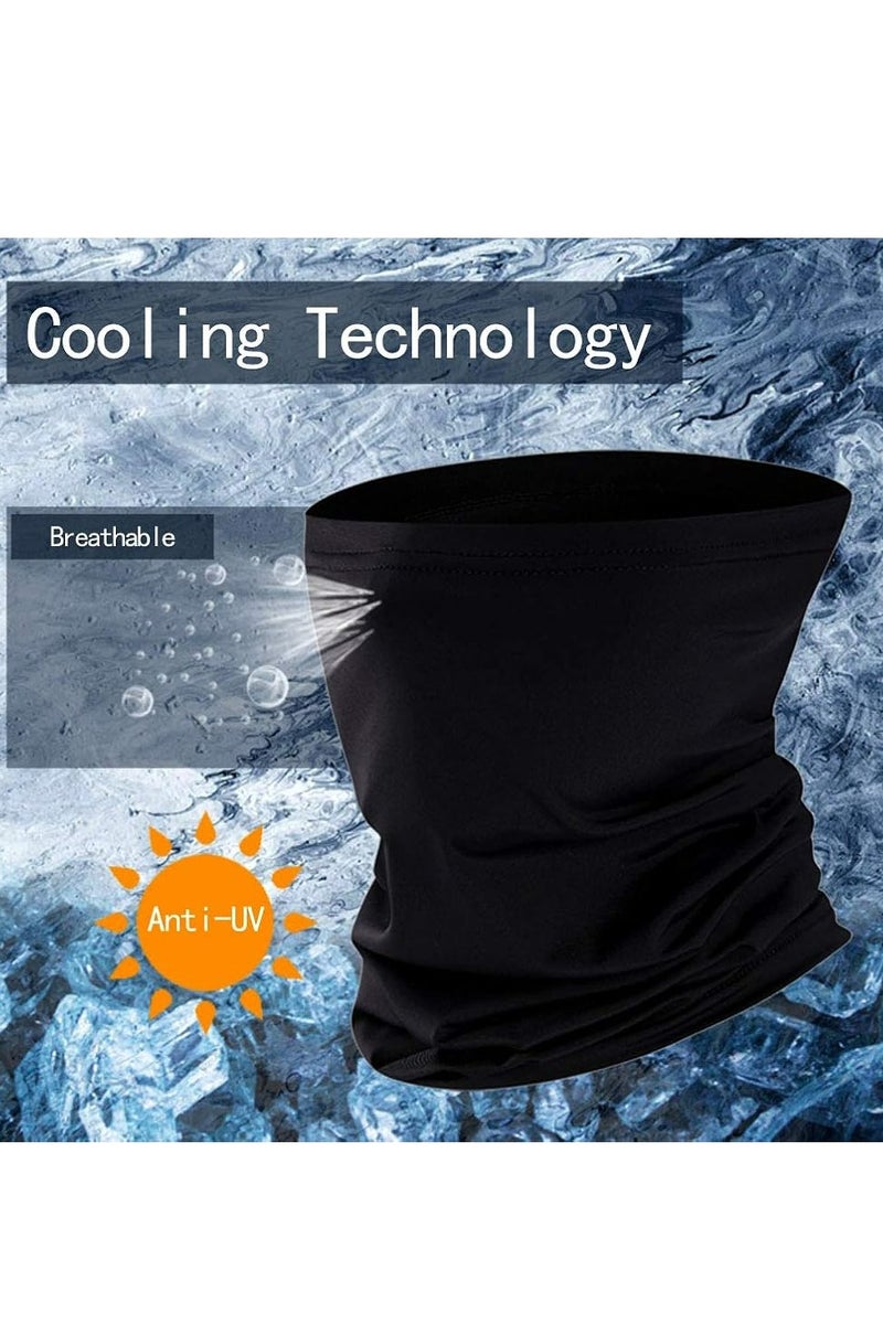 أوزيغالور 2 عبوة جراميق صيفية للحماية من الأشعة فوق البنفسجية المبردة للرقبة: أغطية للوجه قابلة للتنفس وواقية من أشعة الشمس وأوشحة باندانا. - Image 2