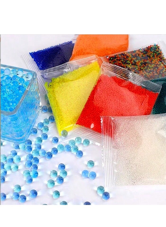 Gel Water Beads (50000pcs), 7-8mm Orbeez Water Balls ,Jelly Crystal Beads for Guntoy and Home Decoration  - Image 1