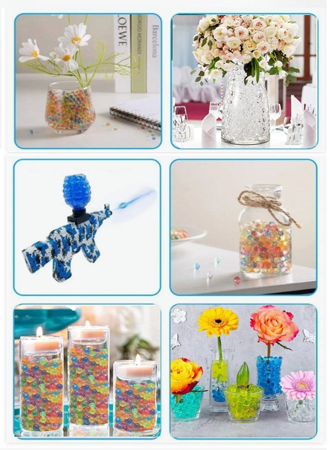 Gel Water Beads (50000pcs), 7-8mm Orbeez Water Balls ,Jelly Crystal Beads for Guntoy and Home Decoration  - Image 5