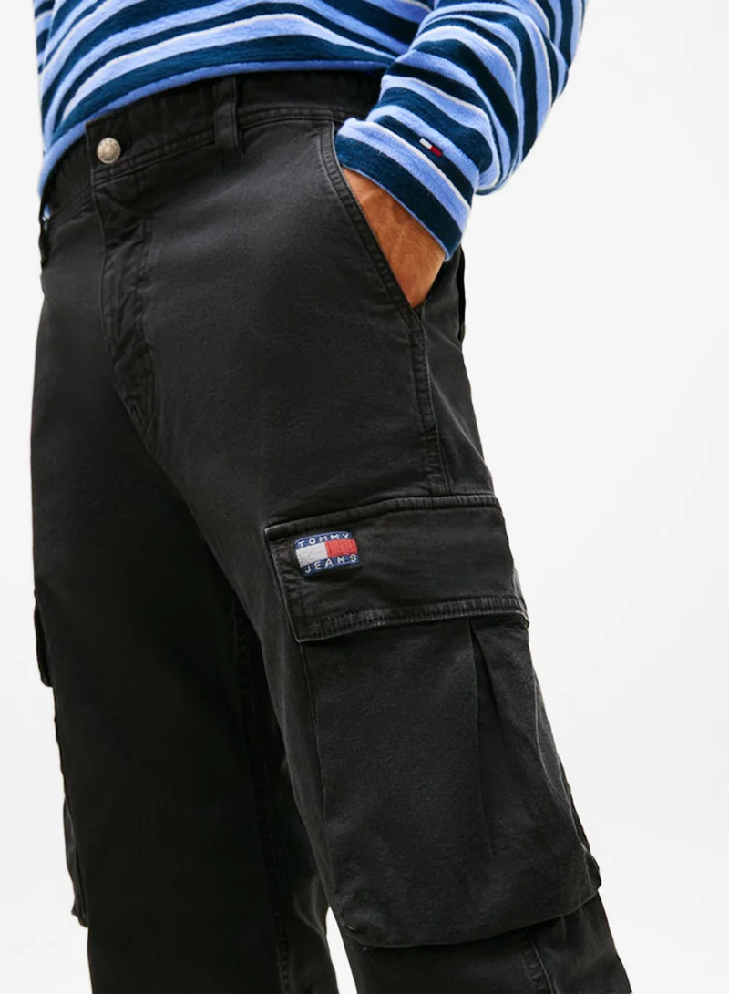 TOMMY JEANS  Otis Canvas Regular Cargo Trousers for Men | Best Price UAE