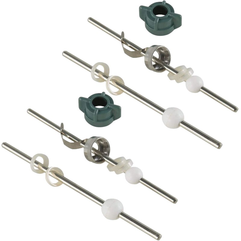 Do it Best Bathroom Sink Stopper Replacement Pop Up Center Assembly Ball Rod Lavatory Drain Universal Popup Assembly Repair Kit Pack of 2 Lift Rod