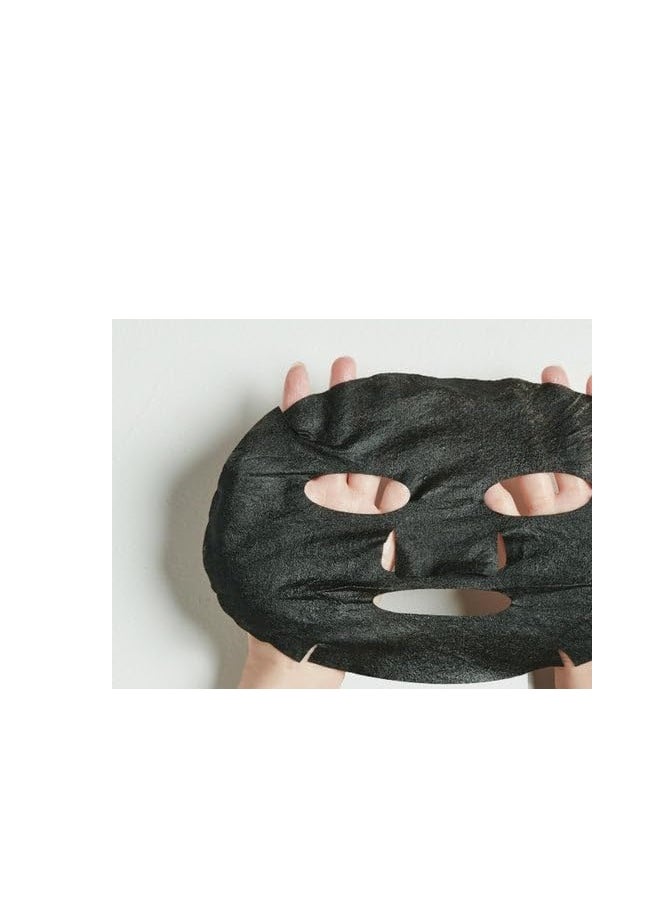JAYJUN JJ Real Water Brightening Black Hydro Mask, Pack of 10 Sheets, 25ml, 0.84 fl. oz, Brightening, Hydrating, Sheet Mask  - Image 4