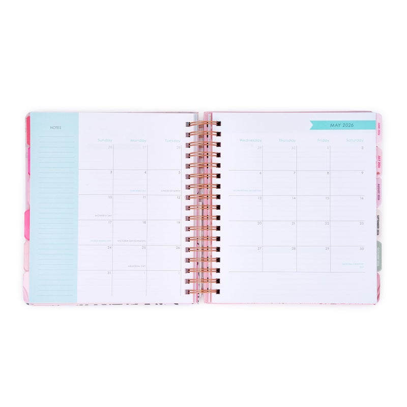 Votum 18 Month Hard Cover Planners/Calendars 10" x 10", January 2026 - June 2027 - Daily, Weekly & Monthly Organizer with Pens, Stickers, and a Sturdy Cover - Blessed - Image 3