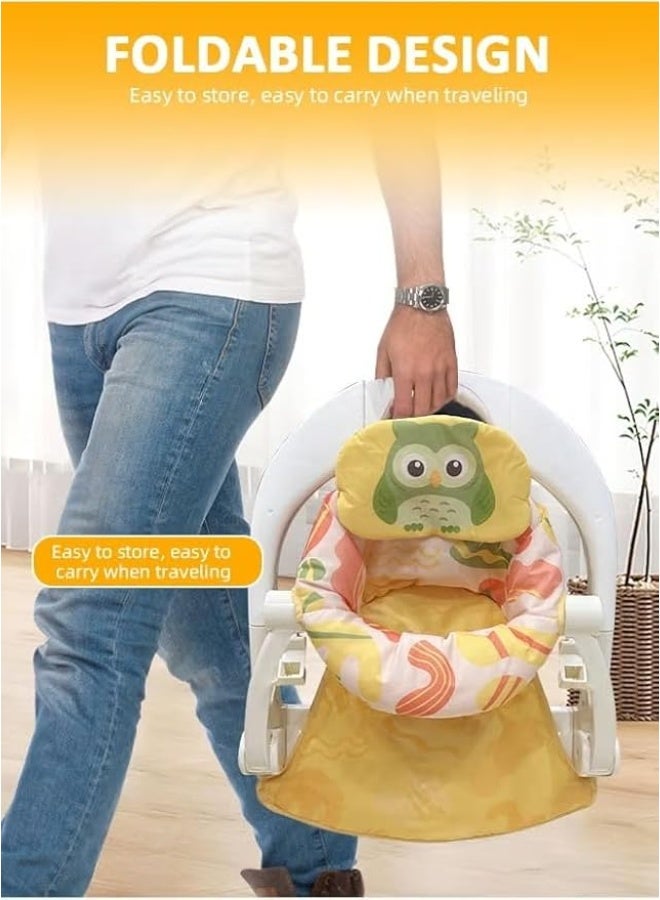 تيبيبي مقعد أرضي موسيقي للأطفال من Tiibaby 68187 مع بيانو مضيء، تصميم قابل للطي - Image 4