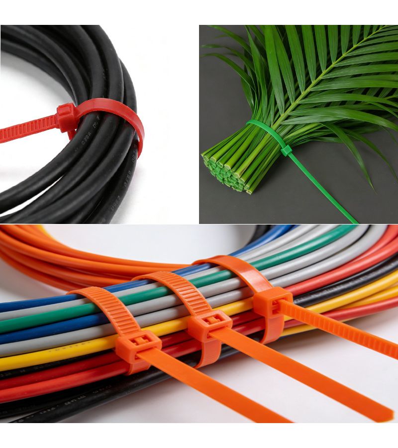 30 Pcs Assorted Color Nylon Securing Straps 0.3 X 20cm Durable Versatile for Equipment Plant Binding Electrical Wiring Package Sealing Home Outdoor Activities - Image 3
