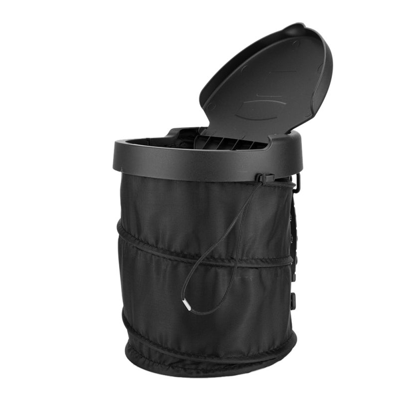Car Trash Can Oxford Cloth Leakproof Foldable Trash Bin - Durable Easy Clean Car Garbage Bag for Vehicle Organization - Image 3