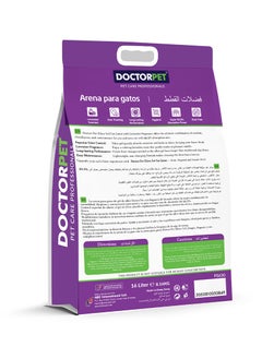 DOCTERPET Doctor Pet Silica Gel Cat Litter 16L - Lavender Scented Crystals, Hygienic, Dust-Free, Zero Tracking, Long-Lasting, Superior Odor Control  - Image 2