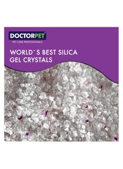 DOCTERPET Doctor Pet Silica Gel Cat Litter 16L - Lavender Scented Crystals, Hygienic, Dust-Free, Zero Tracking, Long-Lasting, Superior Odor Control  - Image 5