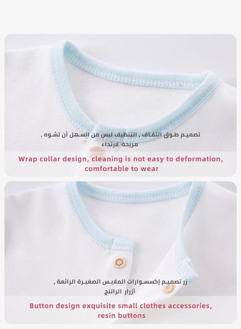 XiuWoo 18 PCS Newborn Baby Gift Box Babies Clothes Set Infant Clothing Rompers Coat Socks Hat 100% Cotton for Boys Girls 59CM for 0-3 Month - Image 5