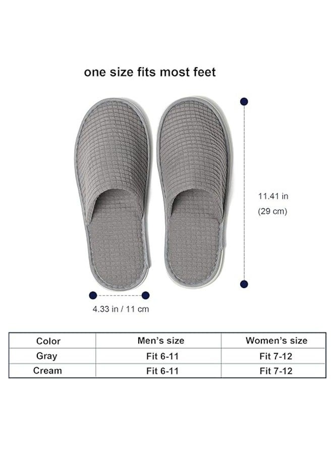 6 أزواج من النعال التي يمكن التخلص منها للضيوف يمكن غسلها وإعادة استخدامها كنساء رجال، منزل، في الداخل، الحمام، غرفة النوم، فندق، النعال العروس - Image 4