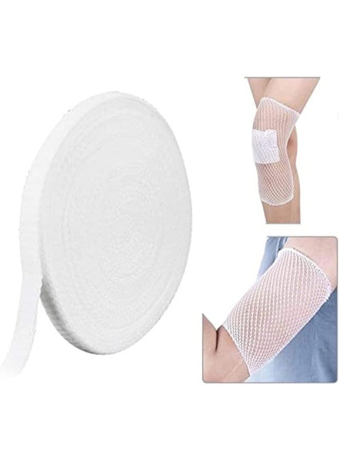 klarako 10M Tubular Bandage Elastic Net Dressing Breathable Tubular Gauze Stretch Bandage First-aid Dressing Wrap Retainer for Wound Dressing's Restraint (3#)  - Image 1