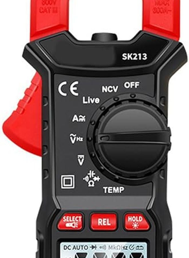 SK213 مقياس الملقط الرقمي 25 مم فتحة الفك متعدد القياسات للكهربائيين والمهندسين - Image 4
