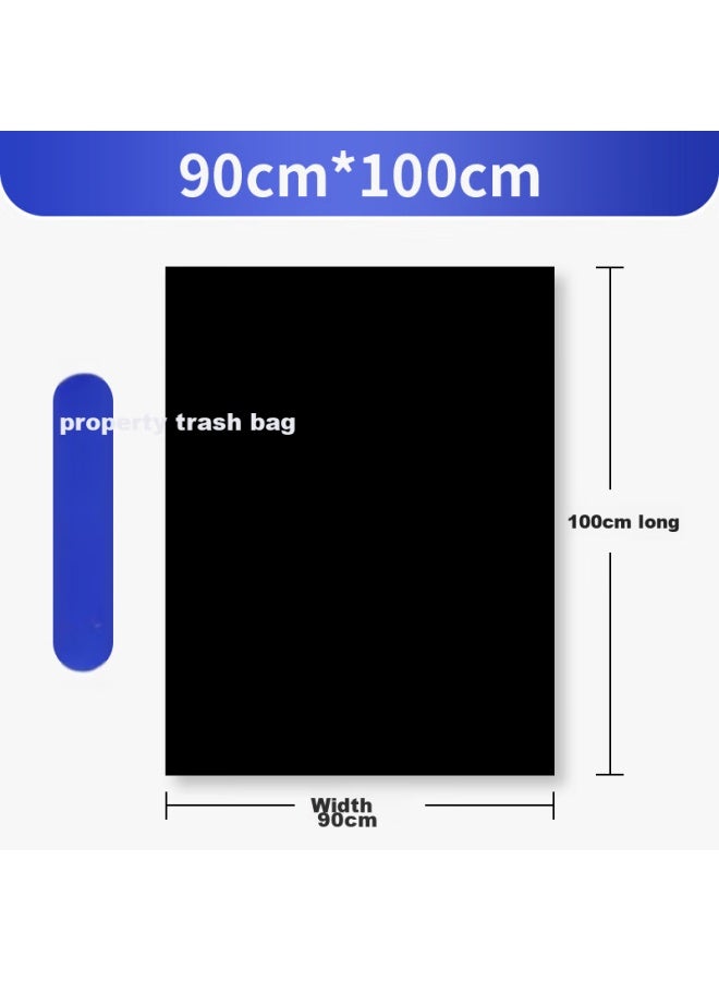 Yessel Yizhixuan Extra Large 100 Garbage Bags 90*100cm, Thickened For Property Management, Office, Commercial Use, Hotel, And Cleaning Trash Can Bags - Image 4