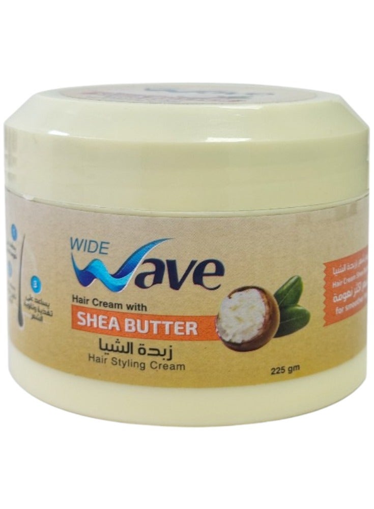 Wide Wave Hair Cream With Shea Butter 225 G
