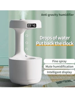 Cool Baby COOLBABY 800ML Air Humidifier Home Anti Gravity Water Droplets Ultrasonic Cool Mist Maker Fogger with LED Display Office Bedroom Desktop  - Image 2